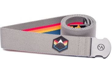 Image of Arcade Belts The Rambler Belt - Men's-Grey/Rainbow