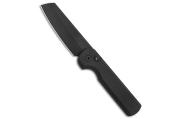 Image of Arcform Slimfoot Operator Automatic Folding Knife, 3.125in, 154CM, Sheepsfoot Blade, Aluminum, Black Handle, Black/Black, 7.25 inch, BHQ-173558