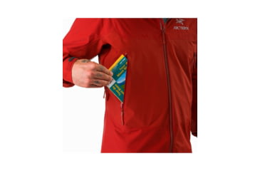 Image of Arc'teryx Beta SL Hybrid Jacket - Mens, Infrared, L, 371443