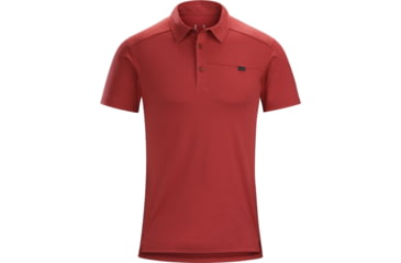 Image of Arc'teryx Captive Polo with Short Sleeve - Men's, Sundara, Large, 372295