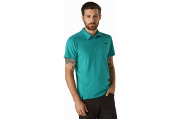 Image of Arcteryx Captive Short Sleeve Polo - Mens, Illusion, Large, 417843