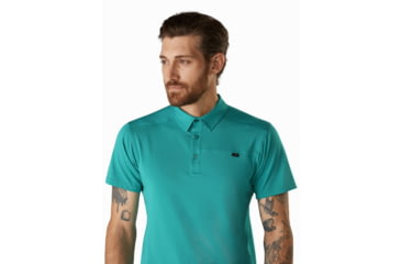 Image of Arcteryx Captive Short Sleeve Polo - Mens, Illusion, Large, 417843