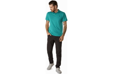 Image of Arcteryx Captive Short Sleeve Polo - Mens, Illusion, Large, 417843