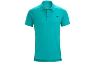 Image of Arcteryx Captive Short Sleeve Polo - Mens, Illusion, Large, 417843