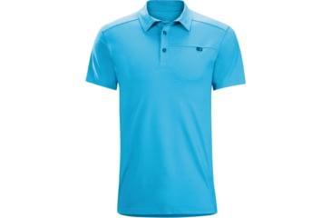 Image of Captive Short Sleeve Polo - Mens-Triton Blue-Small