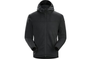 Image of Arcteryx Covert Hoody - Mens, Black Heather, Large, 348302