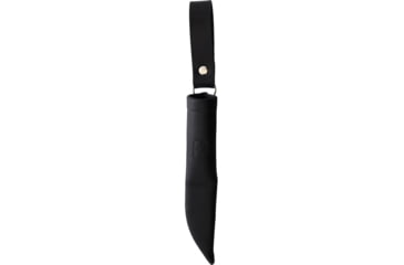 Image of Arctic Legend Curly Birch Mushroom Knife, 7.5in Overall, 2.25in Satin Stainless Steel Blade, Curly Birch Handle, Black Leather Belt Sheath, AL-153