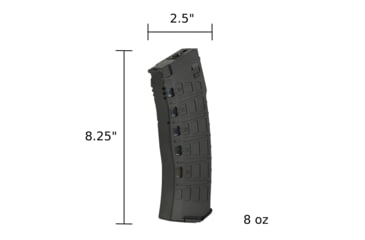 Image of Arcturus Hi-Cap Wheel EMM, AK12, 550 Rounds, Rifle Magazine, Black, 550, MAG-TW-BK