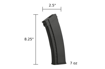 Image of Arcturus Hi-Cap Wheel EMM Bakelite, AK74, 550 Rounds, Rifle Magazine, Black, 550, MAG-K03