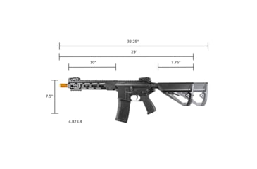 Image of Arcturus LWT MK-I CQB 10in AEG SPORT Starter Pack ARC SE Airsoft Gun, Black, AT-ST01-CQ-SE-BK-PK