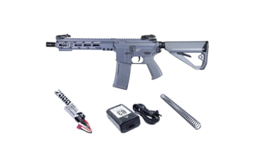 Image of Arcturus LWT MK-I CQB 10in AEG SPORT Starter Pack ARC SE Airsoft Gun, Grey, AT-ST01-CQ-SE-GY-PK