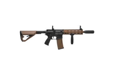 Image of Arcturus LWT MK-II CQB 10in AEG SPORT Starter Pack ARC SE Airsoft Gun, Black/Tan, AT-ST02-CQ-SE-BT-PK