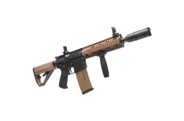 Image of Arcturus LWT MK-II CQB 10in AEG SPORT Starter Pack ARC SE Airsoft Gun, Black/Tan, AT-ST02-CQ-SE-BT-PK
