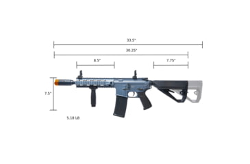 Image of Arcturus LWT MK-II CQB 10in AEG SPORT Starter Pack ARC SE Airsoft Gun, Grey, AT-ST02-CQ-SE-GY-PK