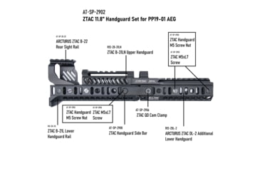 Image of Arcturus PP19-01 Vityaz Ztac SP1 Carbine AEG, Black, AT-K9T-CB-FE