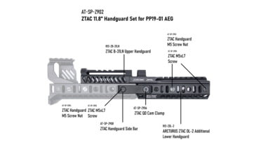 Image of Arcturus PP19-01 Vityaz Ztac SP1 Carbine AEG, Black, AT-K9T-CB-FE