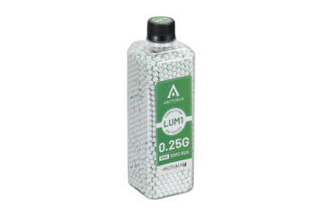 Image of Arcturus RS LUMI Match Grade Biodegradable Green Tracer 6mm BBs Airsoft Gun Ammo, 0.25g, LBB-025-G