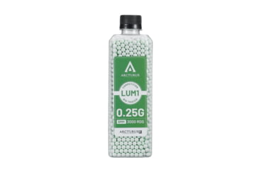 Image of Arcturus RS LUMI Match Grade Biodegradable Green Tracer 6mm BBs Airsoft Gun Ammo, 0.25g, LBB-025-G