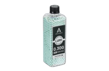 Image of Arcturus RS LUMI Match Grade Biodegradable Green Tracer 6mm BBs Airsoft Gun Ammo, 0.30g, LBB-030-G