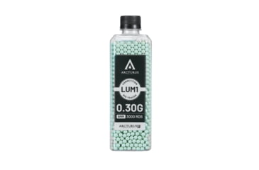 Image of Arcturus RS LUMI Match Grade Biodegradable Green Tracer 6mm BBs Airsoft Gun Ammo, 0.30g, LBB-030-G