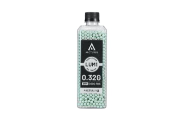 Image of Arcturus RS LUMI Match Grade Biodegradable Green Tracer 6mm BBs Airsoft Gun Ammo, 0.32g, LBB-032-G