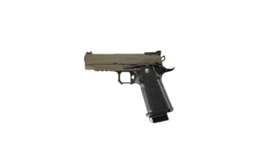 Image of Arcturus Vanguard 4.3in Hi-Capa GBB Airsoft Pistol, Black/Tan, AT-GHC-V4-BT