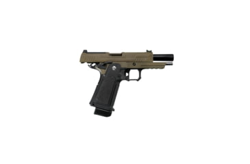 Image of Arcturus Vanguard 4.3in Hi-Capa GBB Airsoft Pistol w/Optics Ready Slide, Black/Tan, AT-GHC-V4-OR-BT