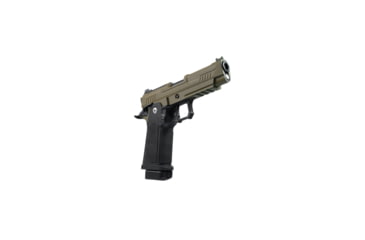 Image of Arcturus Vanguard 4.3in Hi-Capa GBB Airsoft Pistol w/Optics Ready Slide, Black/Tan, AT-GHC-V4-OR-BT