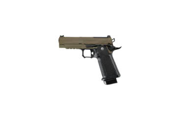 Image of Arcturus Vanguard 4.3in Hi-Capa GBB Airsoft Pistol w/Optics Ready Slide, Black/Tan, AT-GHC-V4-OR-BT