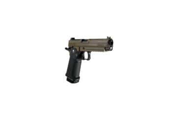 Image of Arcturus Vanguard 5in Hi-Capa GBB Airsoft Pistol w/Optics Ready Slide, Black/Tan, AT-GHC-V5-OR-BT