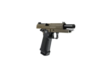 Image of Arcturus Vanguard 5in Hi-Capa GBB Airsoft Pistol w/Optics Ready Slide, Black/Tan, AT-GHC-V5-OR-BT