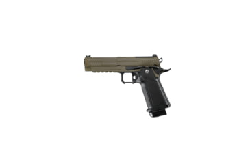 Image of Arcturus Vanguard 5in Hi-Capa GBB Airsoft Pistol w/Optics Ready Slide, Black/Tan, AT-GHC-V5-OR-BT