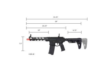 Image of Arcturus X C.A.T. Ar-15 Versatile Ar Aeg, 10in, Black, AT-CAT-05
