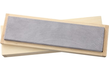 Image of Ardennes-Coticule Belgian Blue Whetstone in Wooden Storage Box, Large, 611 + 910