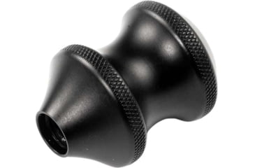 Image of Area 419 Defiance Finger Grove Bolt Knob, Type 3 Hard Anodized, Black, 419-KNOB-DEF