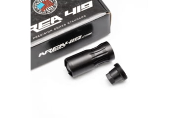 Image of Area 419 Hellfire Linear Flash Suppressor, 1/2-28 Adapter, Black Nitride, 419-LFS-1228