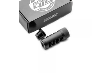 Image of Area 419 Hellfire Match Muzzle Brake, 6mm, 5/8-24 Threads, Black Nitride, 419HFMAT-6-5824