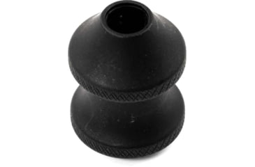 Image of Area 419 Mausingfield Finger Grove Bolt Knob, Type 3 Hard Anodized, Black, 419-KNOB-MAUS