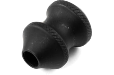 Image of Area 419 Mausingfield Finger Grove Bolt Knob, Type 3 Hard Anodized, Black, 419-KNOB-MAUS