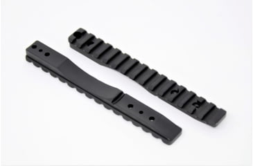 Image of Area 419 Remington 700 Long Action Improved Scope Rail, 20MOA, Full slotted top, Type III Black, Aluminum, Black, 419-ISR-R700LA-20FS