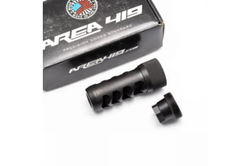 Image of Area 419 Sidewinder Magnum Self Timing Barrel Muzzle Brake 30 Caliber, Black Nitride, 419-SW-30-BN-5824