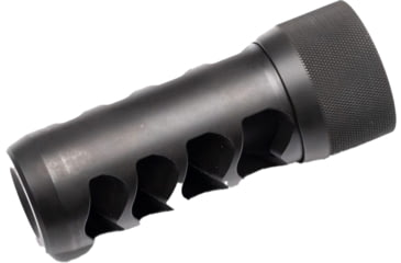 Image of Area 419 Sidewinder Magnum Self Timing Muzzle Brake, 6.5mm, 3/4-24, Black Nitride, 419-SW-6.5-BN-3424