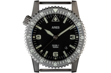 Image of Ares Watch Company DIVER-1 Mission TimerR Lithium-Ion Quartz, D1CDDQZNYBLKUS
