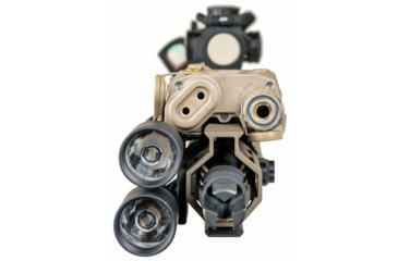 Image of Arisaka Defense 600 Series Weapon IR Light, KM2-C Head, Momentary Tailcap, Black, LT-2C-Infrared--TC-2