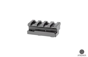 Image of Arisaka Defense Inline Picatinny Mount KeyMod, Black IPM-K