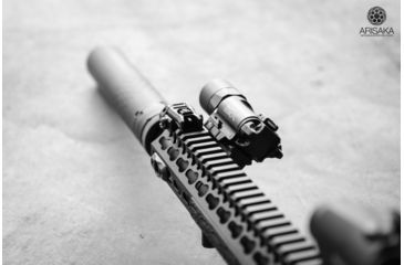 Image of Arisaka Defense Inline Picatinny Mount KeyMod, Black IPM-K