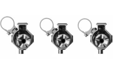 Image of Arisaka Defense Inline Ring KeyMod Mount, 1in, Black, IRM-K-1