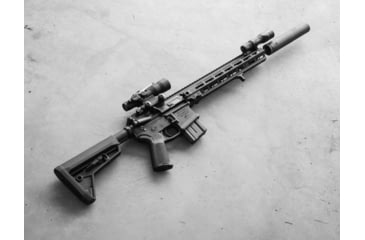 Image of Arisaka Defense Inline Ring M-LOK Mount, 1in, Black, IRM-M-1