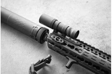 Image of Arisaka Defense Inline Scout KeyMod Mount, Black, ISM-K