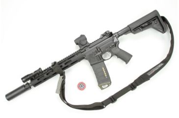 Image of Arisaka Defense Inline Scout Mount Troy Alpha - Round Holes, Black ISM-T